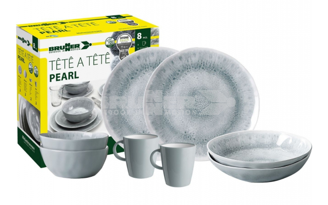 Set tête-à-tête Pearl 8 pcs