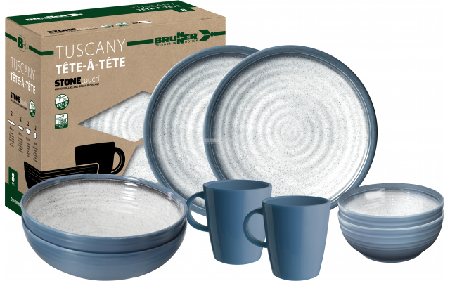 Set tête-à-tête Tuscany 8 pcs