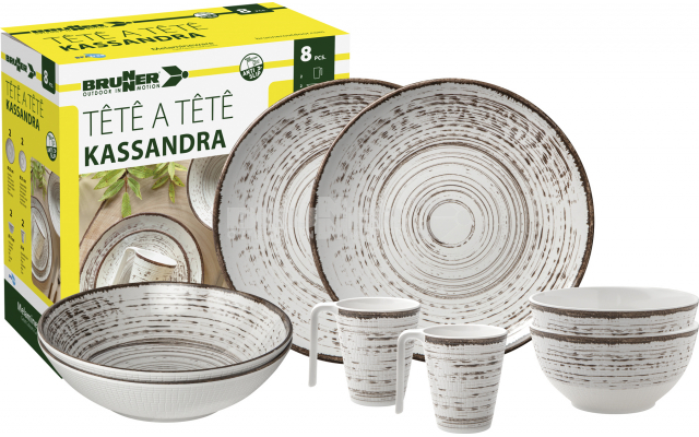 Set tête-à-tête Kassandra 8 pcs