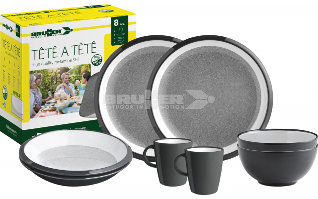 Set tête-à-tête Granyte 8 pcs