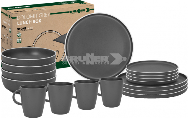 Lunch Box Dolomit Grey