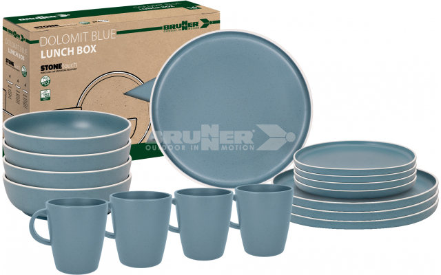 Lunch Box Dolomit Blue