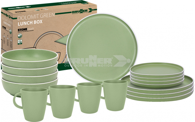 Lunch Box Dolomit Green