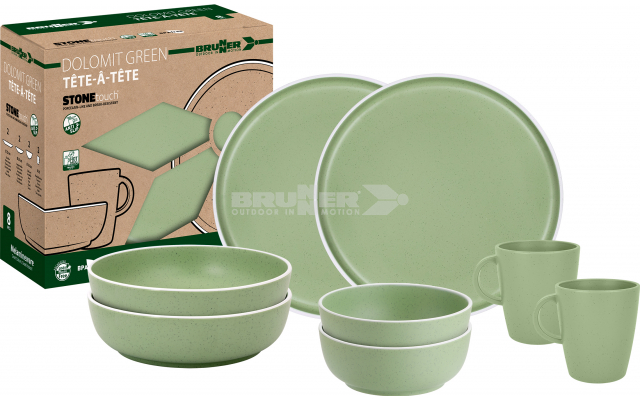 Set tête-à-tête Dolomit Green 8 pcs