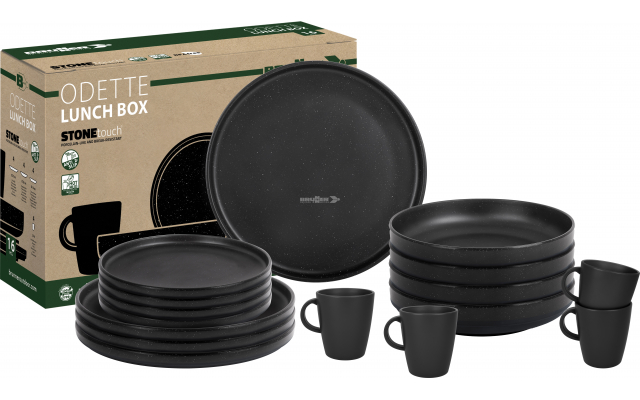 Lunch Box Odette double black