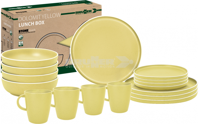 Lunch Box Dolomit yellow