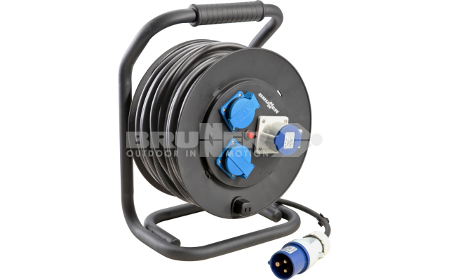 Drummer Rubber (3x1,5mm) 25m - CEE + 4 Schuko